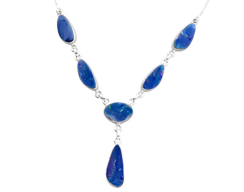 Collier Opale Argent