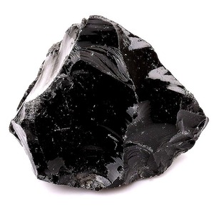 Obsidienne noire - verre volcanique protecteur pour le chakra racine